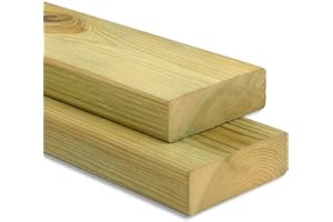 Gartenwelt Riegelsberger - Assi in legno di pino impregnato, 40 x 120 mm, lunghezza 100 cm, 4 lati piallati lisci