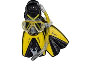 Mares Set X-One Marea Masque, Tuba et Palmes Snorkeling Enfants Mixte