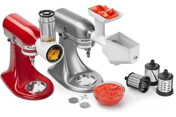 KitchenAid 5KSMFPPC Kit de 3 Accessoires, Blanc