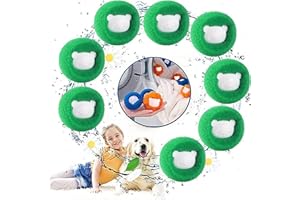 CHIOSA Tierhaarentferner Waschmaschine, Fusselbälle für Waschmaschine, Haarfänger für Waschmaschine Fusselentferner Waschbälle Waschmaschine, Katzenhaarentferner, Entfernt Tierhaare＆Fusseln (Grün)