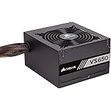 Corsair VS650 650 W Active PFC 80 PLUS Certified Power Supply Unit - Black