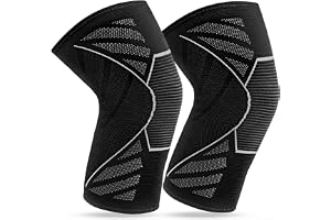 360 RELIEF knästöd För Kvinnor Och Män, kompressionsknäskydd | 2x Sport Knäbandage för Kroppsbyggande, Gym, Jogging, Styrketr