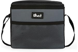 Uhat Adult Cooler Lunch Box Small Cool Bag 5L Dual Compartment Thermal Bag for Work School Day Trip