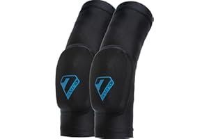 SEVEN IDP Seven Unisex Jugend Kids Transition Ellenbogenschützer, schwarz-blau, One Size