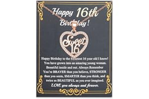 ENSIANTH Sweet 16 Gifts Necklace 16th Birthday Gifts for Girls Sweet 16 Jewelry 16 Year Old Girl Birthday Gifts