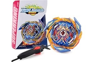 QIANQ Bayblade Burst Toupies，Burst Turbo avec Lanceurs，4D Combat Top Top Model Metal Masters Speed Top avec Rafale pour La Journée des Enfants, Pâques, Noël, Anniversaire