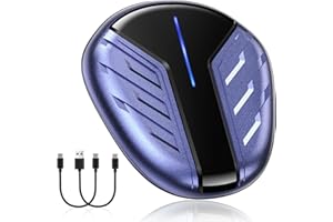 TIMEKNOW Carplay Adaptador Inalámbrico para iOS 10+ Dongle Carplay Compatible con Autos 2017-2024 con CarPlay Plug & Play,Wireless Car Play Adapter Convierte Carplay Cableado a Inalámbrico（Violeta）