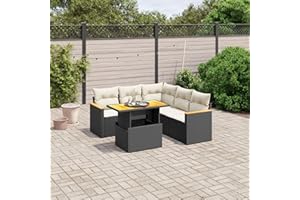 Amorsee Balcony Lounge Adjustable Table Top Lounge Furniture Balcony Sofa Rattan Garden Sofa Garden Lounge Small Corner Lounge Furniture Outdoor Garden Furniture Corner Sofa Balcony Furniture Balcony