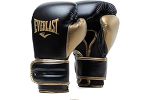 Everlast Powerlock 2R Boxing Gloves, Boxing Gloves for Bags, Mitt Work & Sparring, Advanced Turnback Wrist Support, Quad Layered Foam Inner and Ergonomic Grip - Authentic Everlast Gear