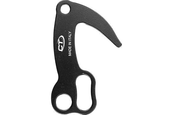 Climbing Technology Fifi Crochet de Suspension pour Escalade Artificielle Unisexe-Adulte, Noir, Taille Unique