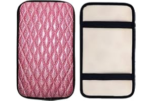 FralnFit Car Armrest Cushion Pad, Universal Leather Car Center Console Armrest Cushion, Waterproof Auto Armrest Seat Cover Protector for Vehicle SUV Truck Car Decor Accessories