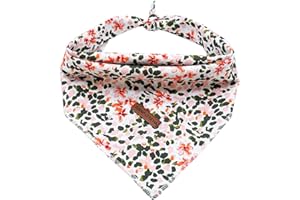 ELEGANT LITTLE TAIL Elegant Littel Tail Hund Bandana, Frühling Haustier Bandanas 1PC Baumwolle waschbar Jungen Mädchen Quadrat Hund Lätzchen Halstuch Hund Halstücher für kleine mittlere große Hunde