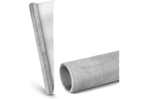 dszapaci Lichtschachtabdeckung Aluminium 120x60cm Kellerschacht Abdeckung Insektenschutz Gitter Fliegengitter für Kellerfenster Lichtschacht Netz Schachtgitter