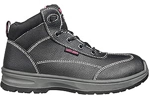 SAFETY JOGGER Chaussures de Sécurité S3 Femme 39 EU - BESTLADY - Chaussures de Travail avec Embout en Acier Légère, Bottines Étanche avec Semelle Anti-Choc, Noir