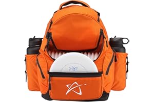 Prodigy Disc BP-3 V3 Disc Golf Backpack - Golf Travel Bag - Holds 17+ Discs Plus Storage - Tear and Water Resistant - Great for Beginners - Affordable Golf Bag (Orange)