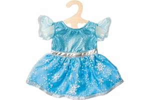 Heless- Robe de poupée Princesse de Glace Taille 28-35 cm, 10087863, Bleu, 28-35