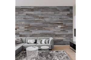 Wooden Wall Design model Silver (1 m2) - Rivestimento da parete in legno anticato