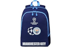 MANCHESTER CITY F.C. Backpack for Men Teens Rucksack Work Boys School Bag Official Merchandise Sports Travel Supporters' Gear Football Gifts for Men