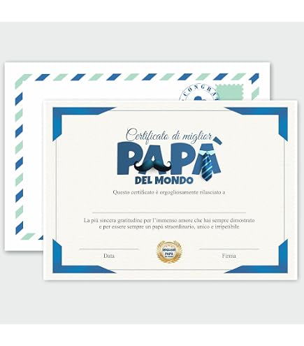 Biglietto Di Auguri Festa Del Papà Regal Publishing | Da Figlia, Con Busta, Design Pianeti, 20x15 Cm - 2