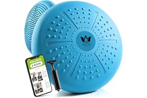 ZenOne Sports Coussin d'équilibre Orthopédique, Coussin d'air pour la Posture, Entraînement de l'équilibre et de la Force