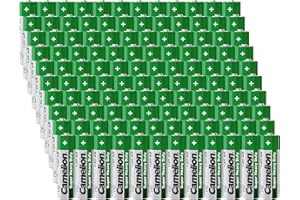 Camelion 120 x AA Super Heavy Duty Batteries 1.5V Leistungsstarke Einwegbatterien für Spielzeug, Wecker, Fernbedienungen und viele andere Geräte