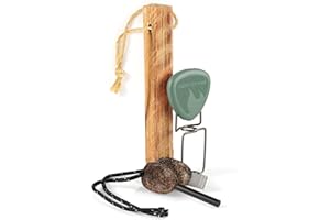 ‎LIGHT MY FIRE Light My Fire Feuerstahl Survival Ausrüstung - Firelighting Kit - Magnesium Feuerstarter Anzündholz Hot Dog Set - Grillspieße Lagerfeuer Zubehör für Marshmallow & Wurst - Feuerstein Survival Set