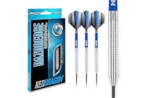 ‎RED DRAGON RED DRAGON Razor Edge Original Dartpfeile Tungsten Profi Steel Darts mit Flights und Schäfte