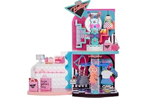 L.O.L. SURPRISE! LOL Surprise OMG Mall of Surprises - Scopri oltre 50 sorprese - Dotato di 2 piani e caffetteria - Può girare - Collezionabile - Età: 4+ anni