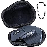 Lebakort Logitech MX Master 3S / MX Master 3 / MX Matser 2S Gelişmiş Fare (Grafit Kılıf) ile Uyumlu Sert Kılıf