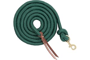 Weaver Leather Unisex's Poly Cowboy Lead with Snap, 5/8" x 10'