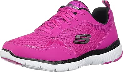 Skechers Women's Flex Appeal 3.0 - Go Forward, Training, Hot Pink, Black,  US M : Amazon.co.uk: Shoes \u0026 Bags