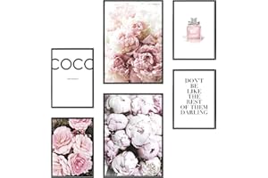 Heimlich Cuadros Decorativos - SIN Marcos -Decoración Colgante para Paredes de Sala, Dormitorios y Cocina - Arte Mural | 2 x A3 & 4 x A4-30x42 & 21x30 | » Coco «