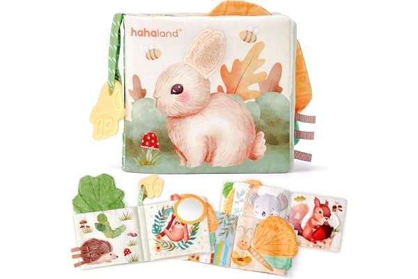 hahaland Baby Books 0-6 Months Soft Cloth
