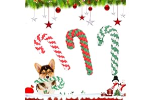 NIUMOWANG Hundespielzeug Seil, Welpenspielzeug,Weihnachten Hundespielzeug 3Er Pack,Plüsch Hundeseilspielzeug,welpen Spielzeug für Hunde,Geeignet für kleine und mittelgroße Hundekauspielzeuge.