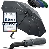 Folding Umbrella with Waterproof Teflon - Automatic Open and Close with 9 Ribs Windproof up to 140 km/h - Sturdy Small Lightw
