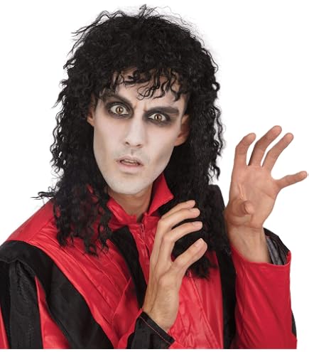 ILOVEFANCYDRESS Kind-Kostüm – King Of Pop – Rot/schwarz – Größe X-Large (12-14 Jahre)