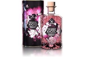‎MICHI PALMA Michi Palma | The Great Kyōto Golden-Cherry-Blossom (1 x 0.5 l) | Premium Spirituose auf Gin-Basis | Mit 23 Karat reinem Blattgold und edler Geschenkverpackung | Goldene Gin-Geschenkidee