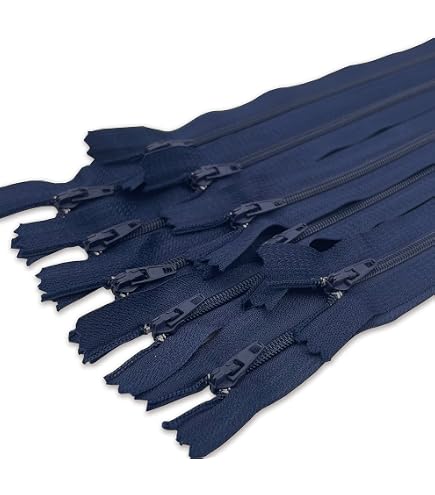2 Cerniere Invisibili N°3 In Poliestere 40 Cm Cyclingcolors | Estremità Chiusa Con Cursore Automatico Per Giacche E Cappotti