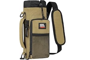 KEMIMOTO 750 ml torba na butelkę z wodą, torba na napoje, torba na napoje, neoprenowa przenośna torba na butelki z regulowanym paskiem na ramię, na kemping, do jazdy na rowerze, w podróży.