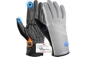 ‎VALKENTAL Valkental - wasserdichte Fahrradhandschuhe - Gepolstert & Griffig - Winterhandschuhe & Übergangshandschuhe - Herren & Damen - mit Touchscreen Funktion