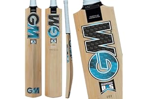 GM | Kashmir Willow Cricket Bat | Sizes Mens SH Full Size, Harrow, 6, 5, 4, 3, Striker, Opener | Beginner Junior | Gunn & Moore