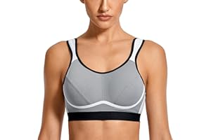 SYROKAN Donna Reggiseno Sportivo Massimo Supporto Senza Ferretto