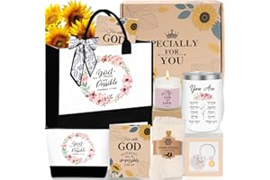 SHXWELL Christian Gifts for Women, Faith Based & Religious Gift for Christian Women, Birthday Christmas Unique Catholic Gifts Bible Accessories with Christians Tote Bags