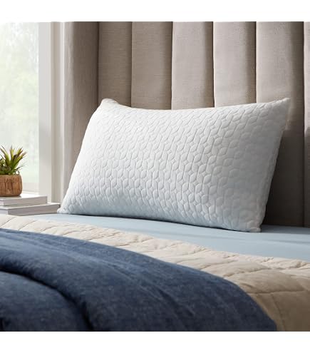 COLAS NORMAND Festes Kopfkissen 60x60 Cm – Mikrofaser, Waschbar Bei 95°C, Für Seitenschläfer