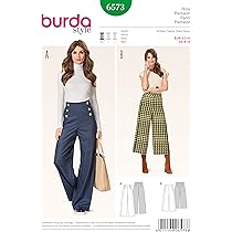 Burda B7137 - Cartamodello Per Vestito Da Donna, Dimensioni: 19 X 13 Cm