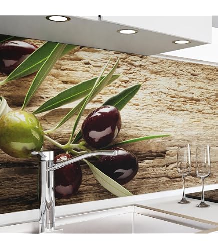 Crédence De Cuisine Autocollante – MODERN GRASS – Version PRO PVC 0,2 Mm – 60 Cm De Hauteur – Longueur Variable – Made In Germany