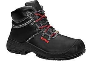 ELTEN Elten Obuwie ochronne Renzo Xxw Mid Esd S3, męskie, lekkie, czarne, stalowe noski - Buty ochronne "Renzo XXW Mid" ESD S3 rozmiar 36 Mężczyźni