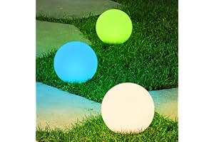 FUYO 3 x Lampade Solari da Esterno Giardino ip67 Impermeabile Luci Piscina Luce Solare da Giardino a 8 Colori Telecomandata per Esterni, Laghetto, Piscina