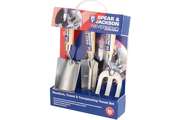 Spear & Jackson 3056GS Coffret cadeau Neverbend en acier inoxydable 3 pièces