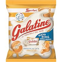 Galatine - Caramelle al Latte e Biscotto, Busta di Tavolette al ...